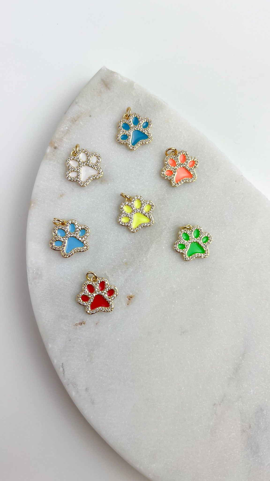 Puppy Paw Charms