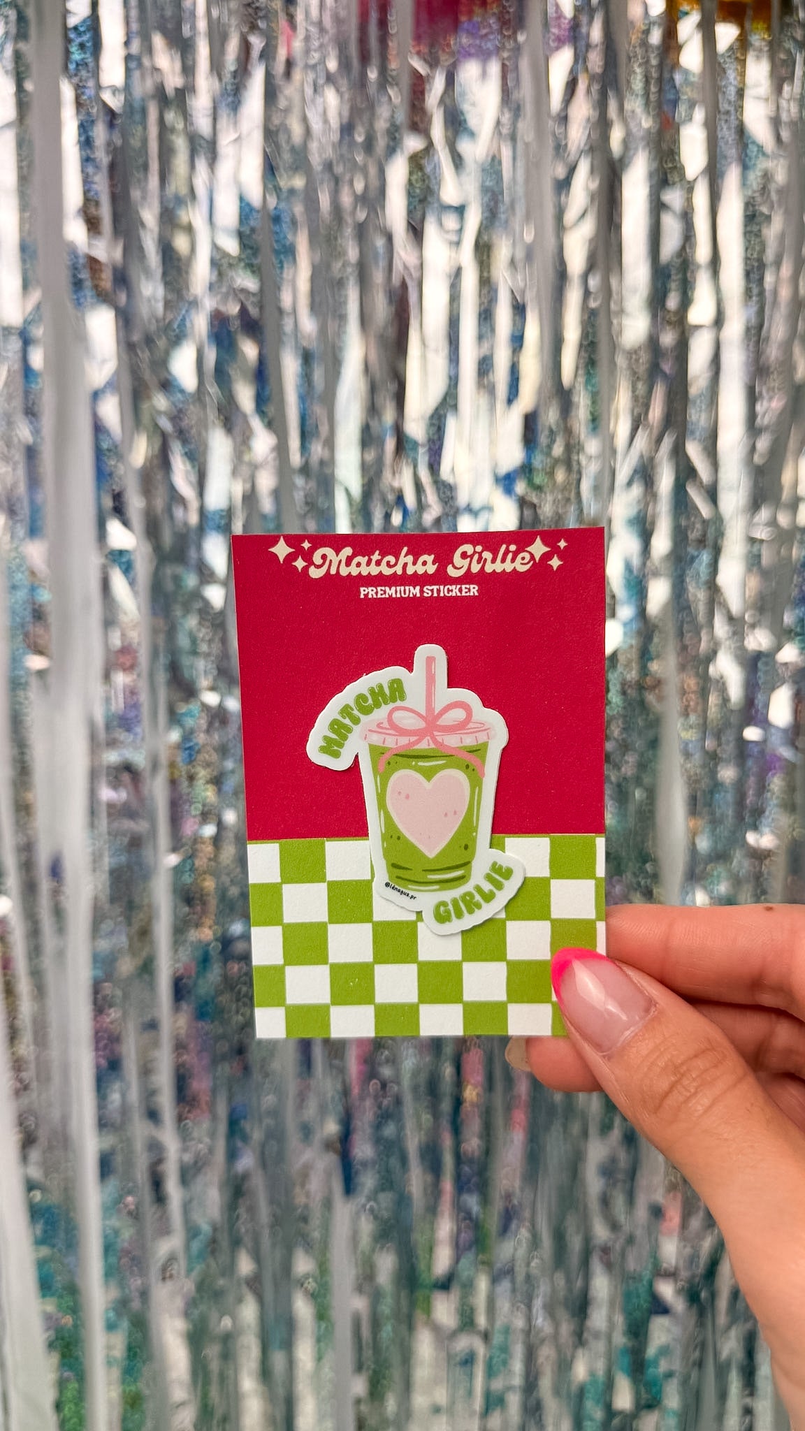 MATCHA GIRLIE STICKER