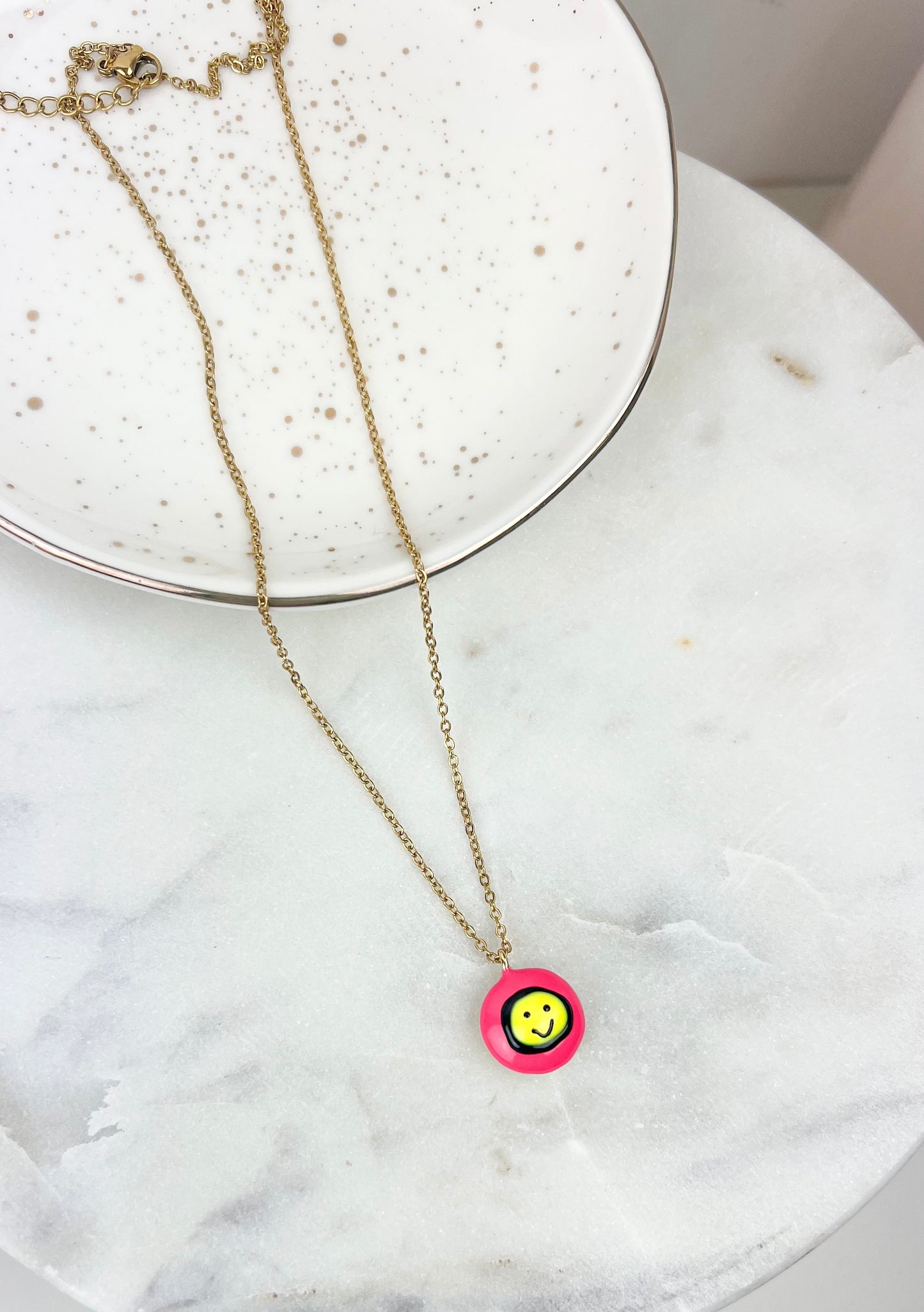 Happy Face Necklace