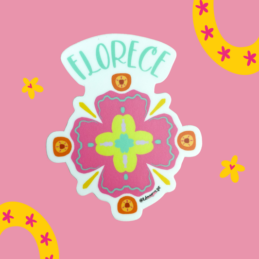 "Florece" Sticker