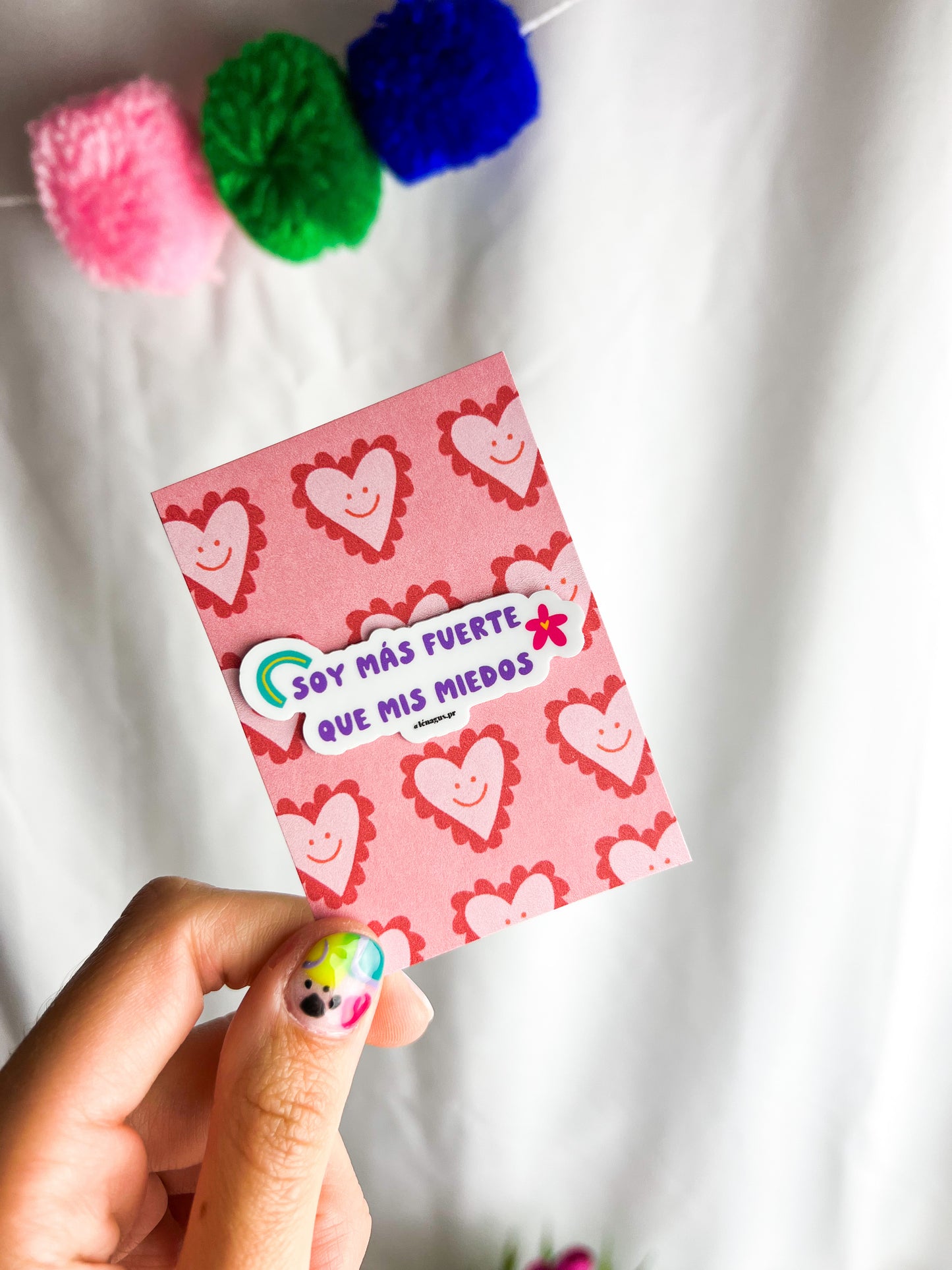 "Soy más fuerte que mis miedos" sticker