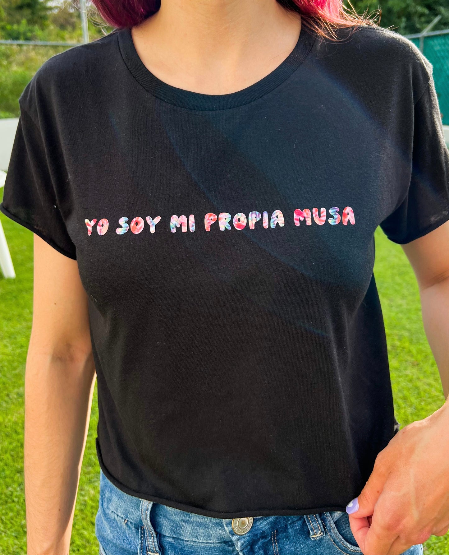 "YO SOY MI PROPIA MUSA" CROP TOP