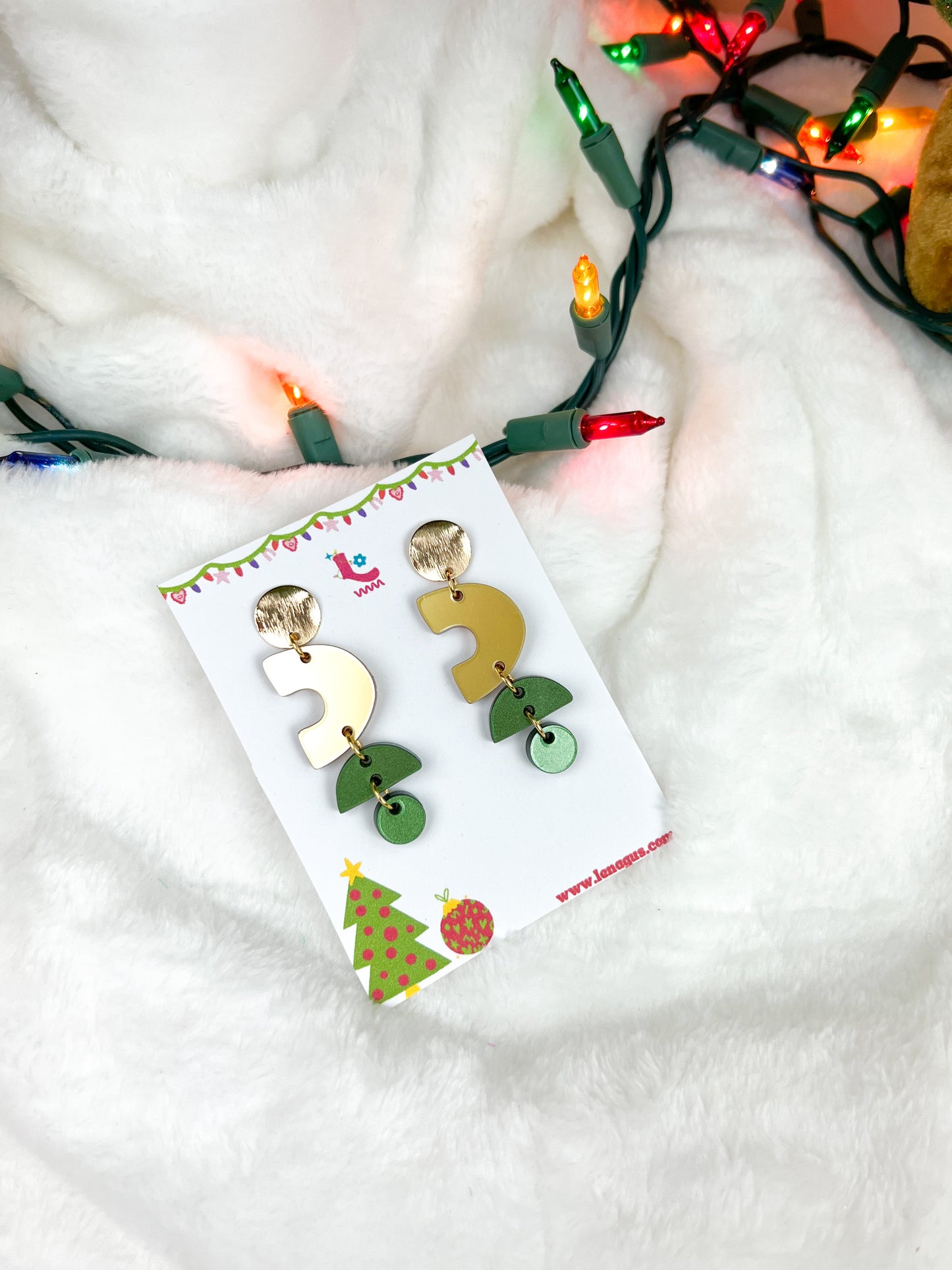 Glow Christmas Earrings
