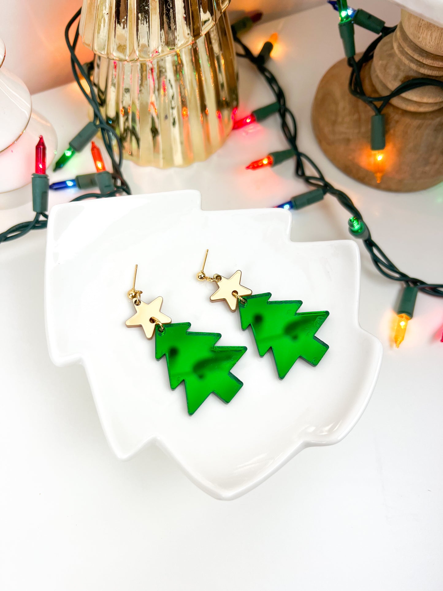 Christmas Tree Earrings