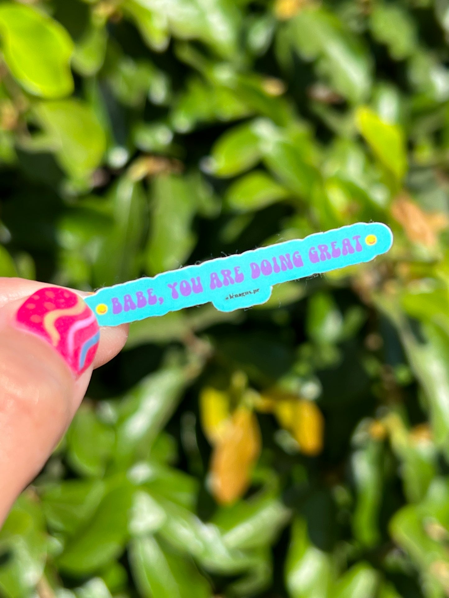 “Babe, you are doing great” Sticker