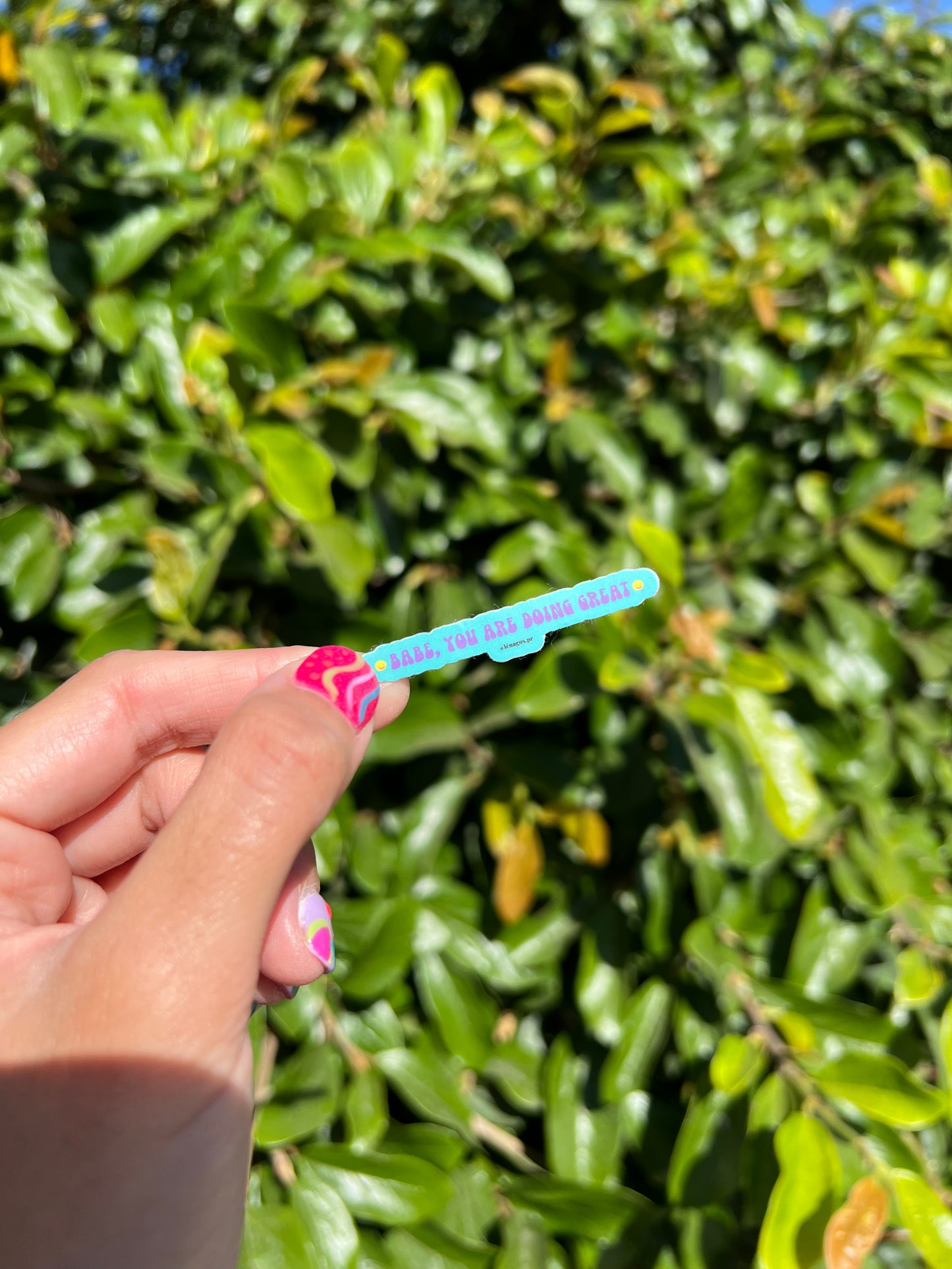 “Babe, you are doing great” Sticker