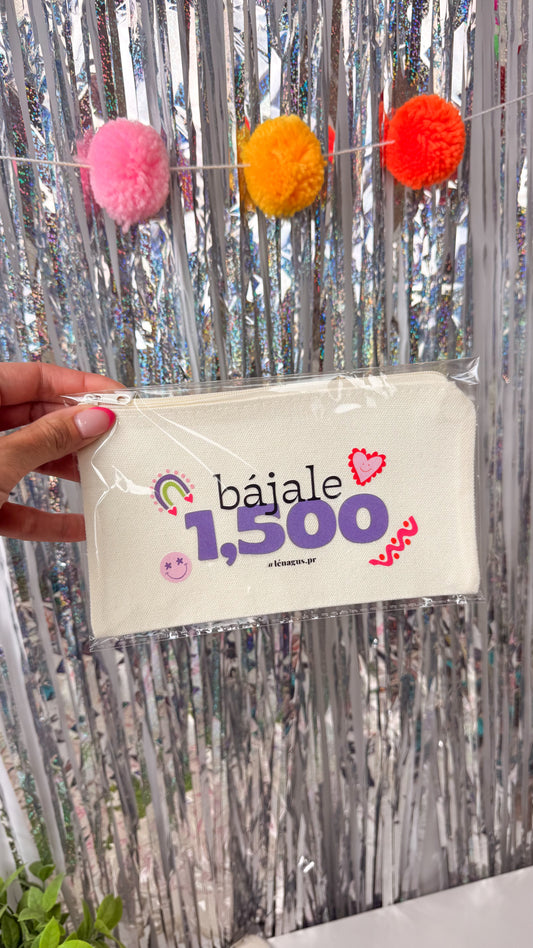 Bájale 1,500 Cartuchera