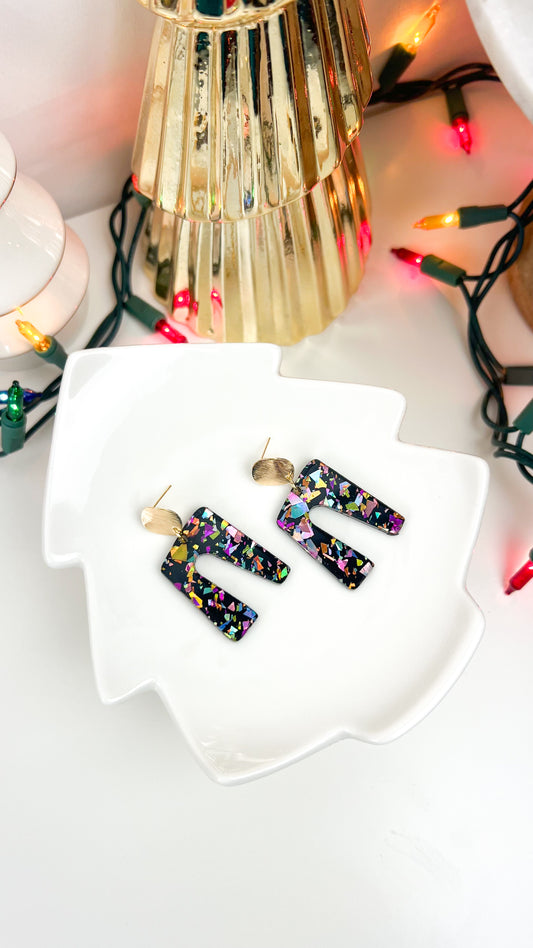 80's Christmas Party Earrings