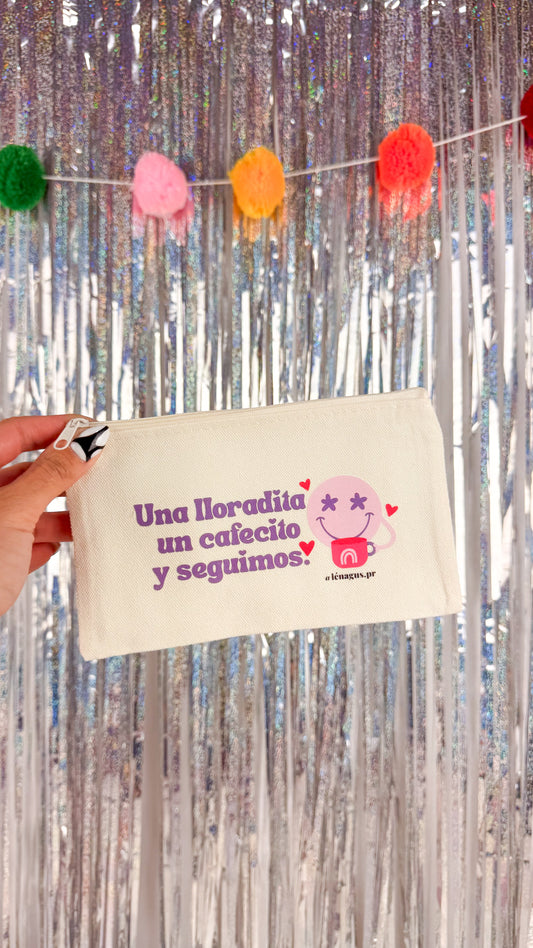 "Una lloradita, un cafecito y seguimos" Cartera