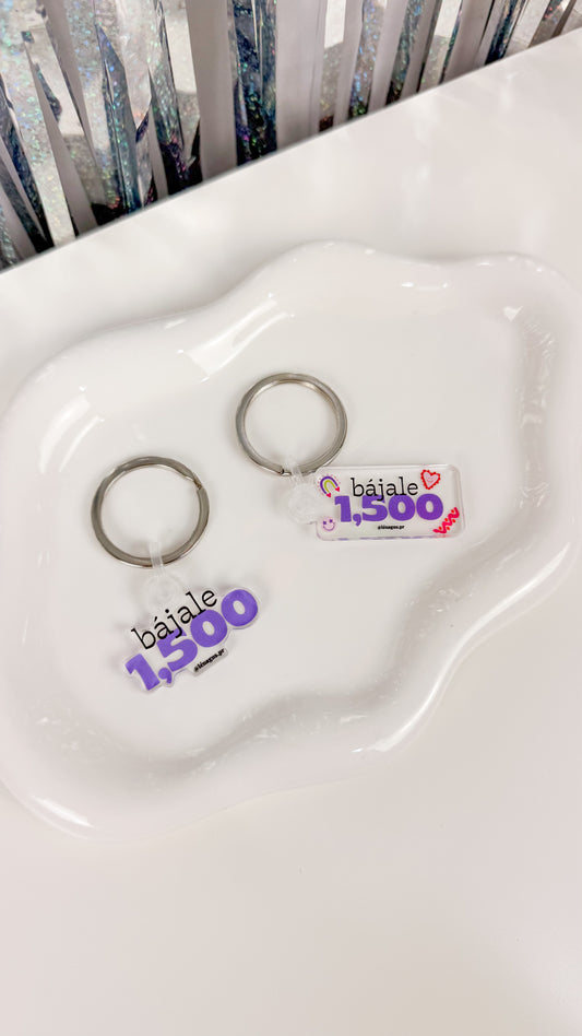 "Bájale 1,500" Keychain