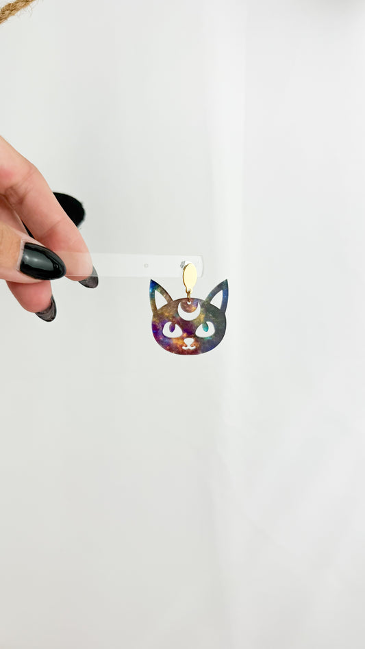 Mystical Cat Earrings