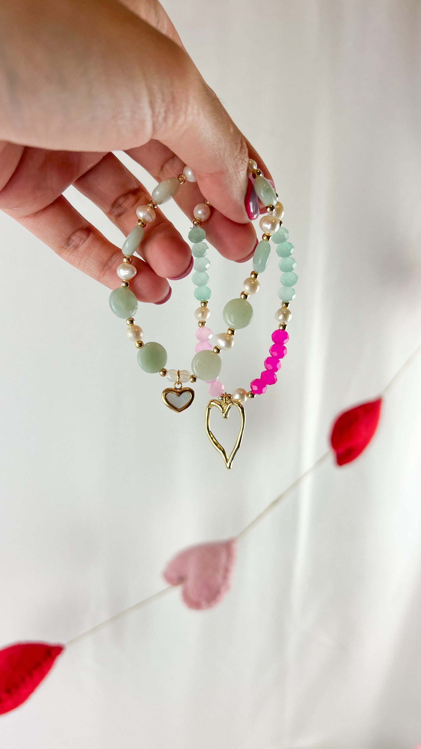 Colorful Hearts Bracelet