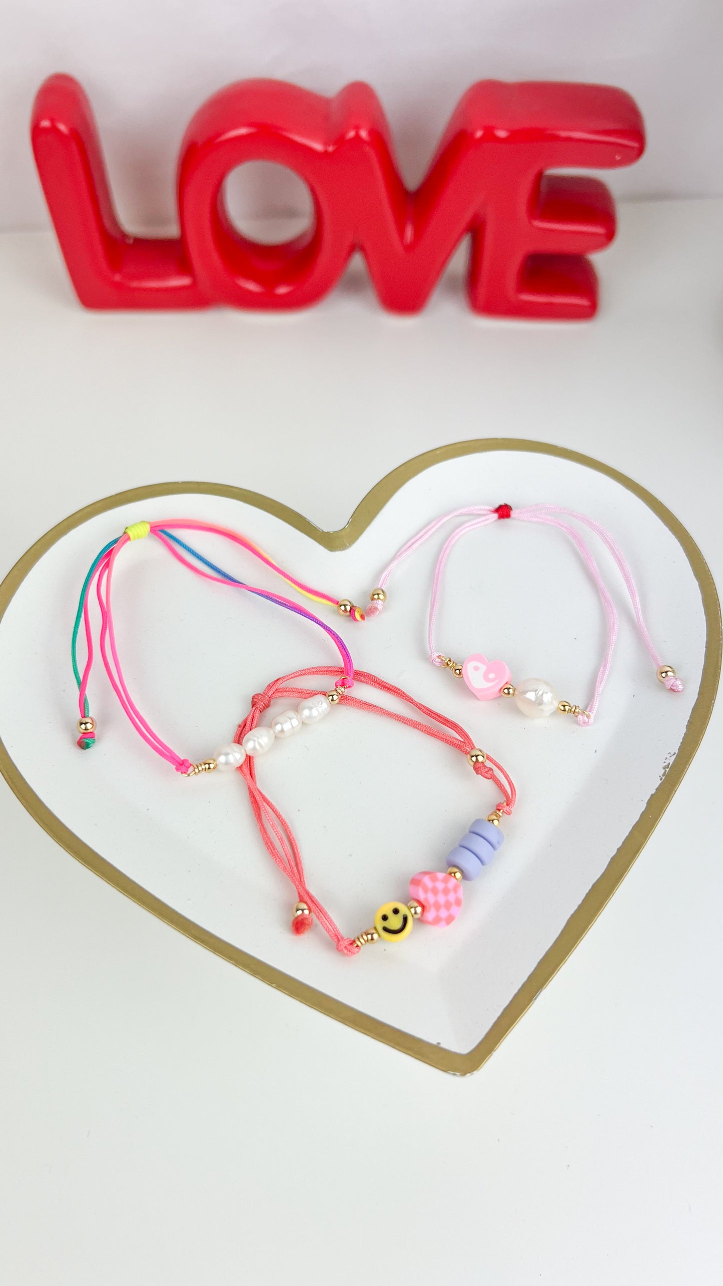 Valentine's Vibes Adjustable Bracelets