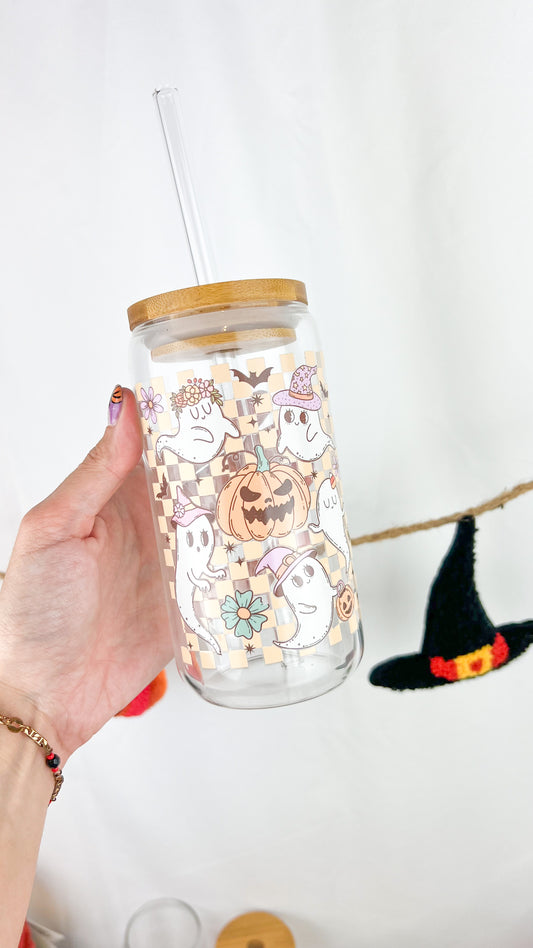 Spooky Vibes Glass Jar