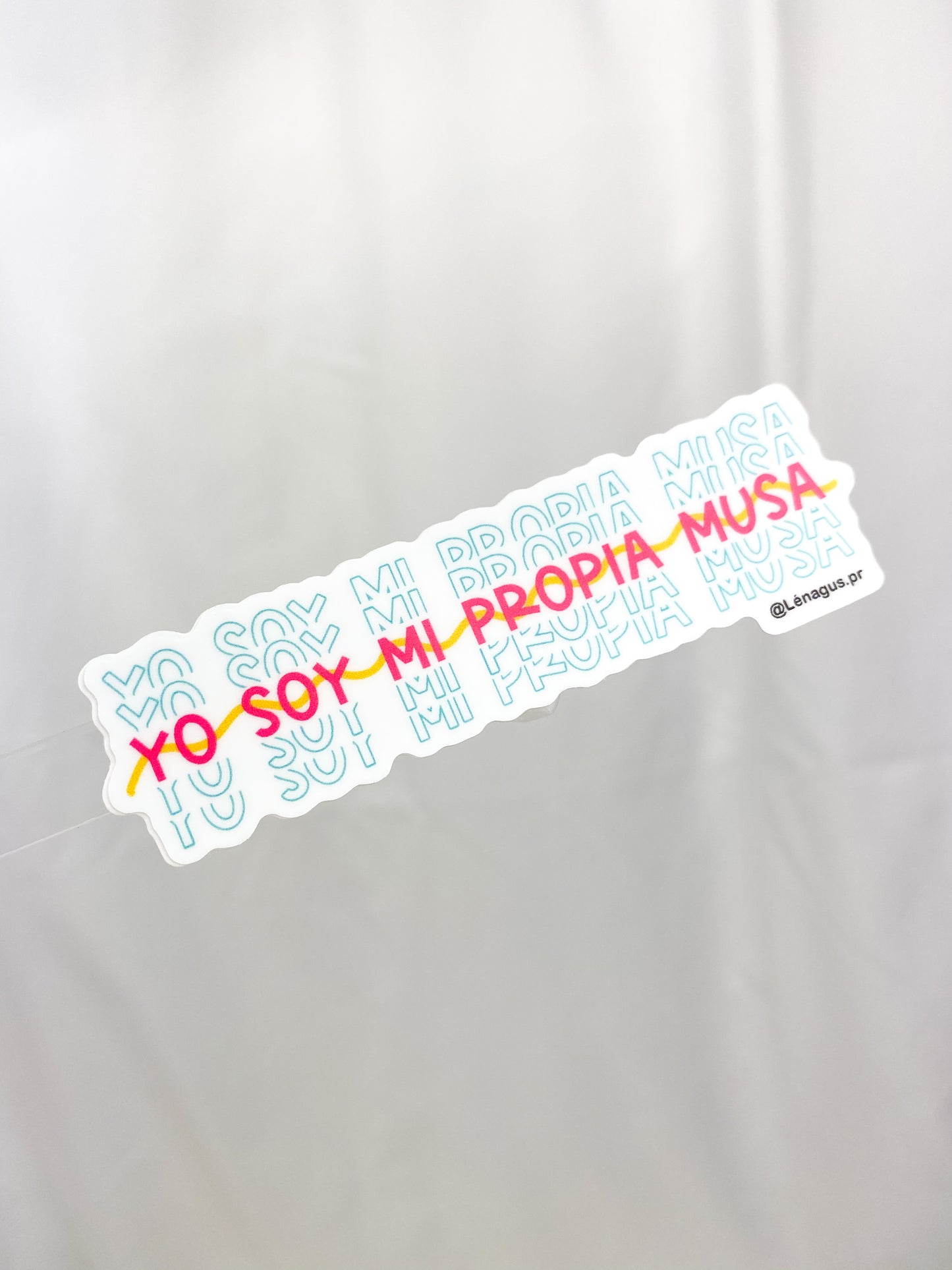 "YO SOY MI PROPIA MUSA" Sticker