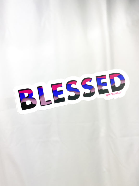"BLESSED" Sticker