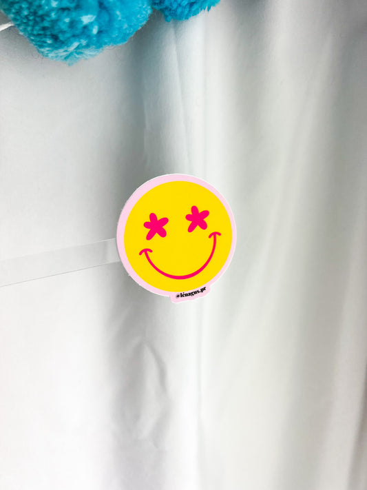 Lénagus Groovy Happy Face Sticker