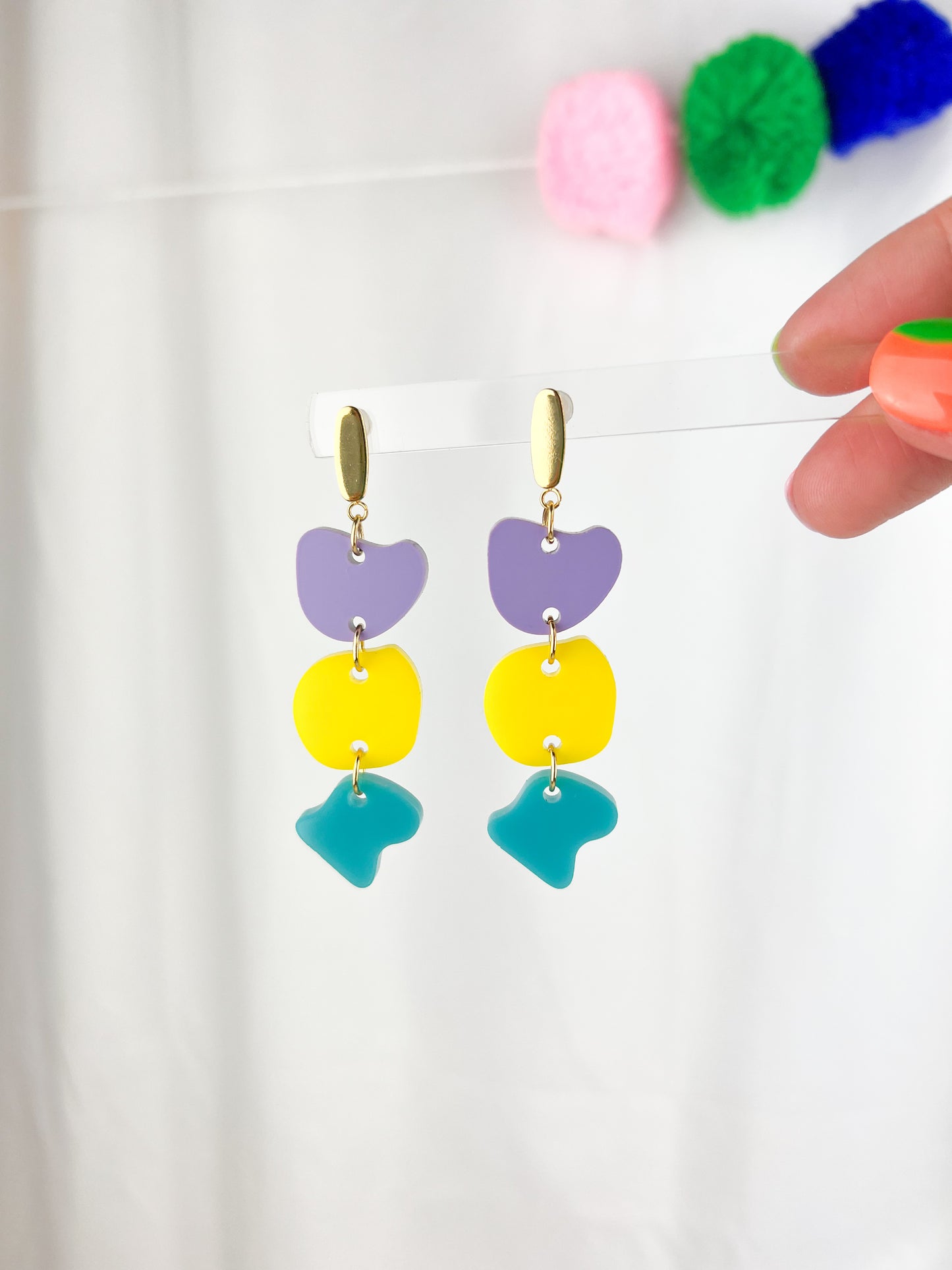 Happy Colorful Sunset Earrings