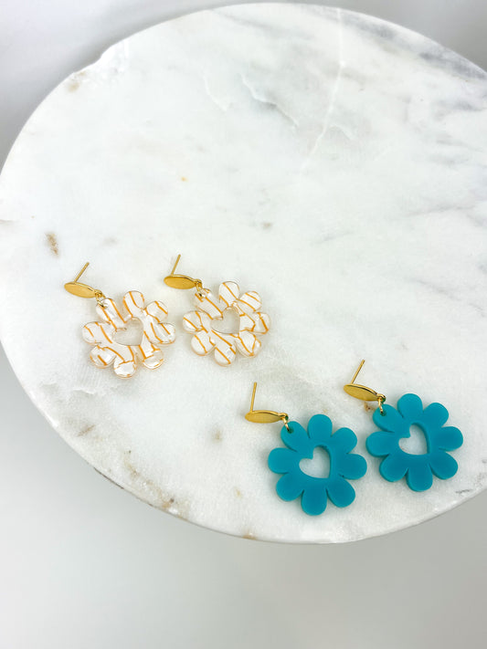 Flowers & Hearts Mini Earrings