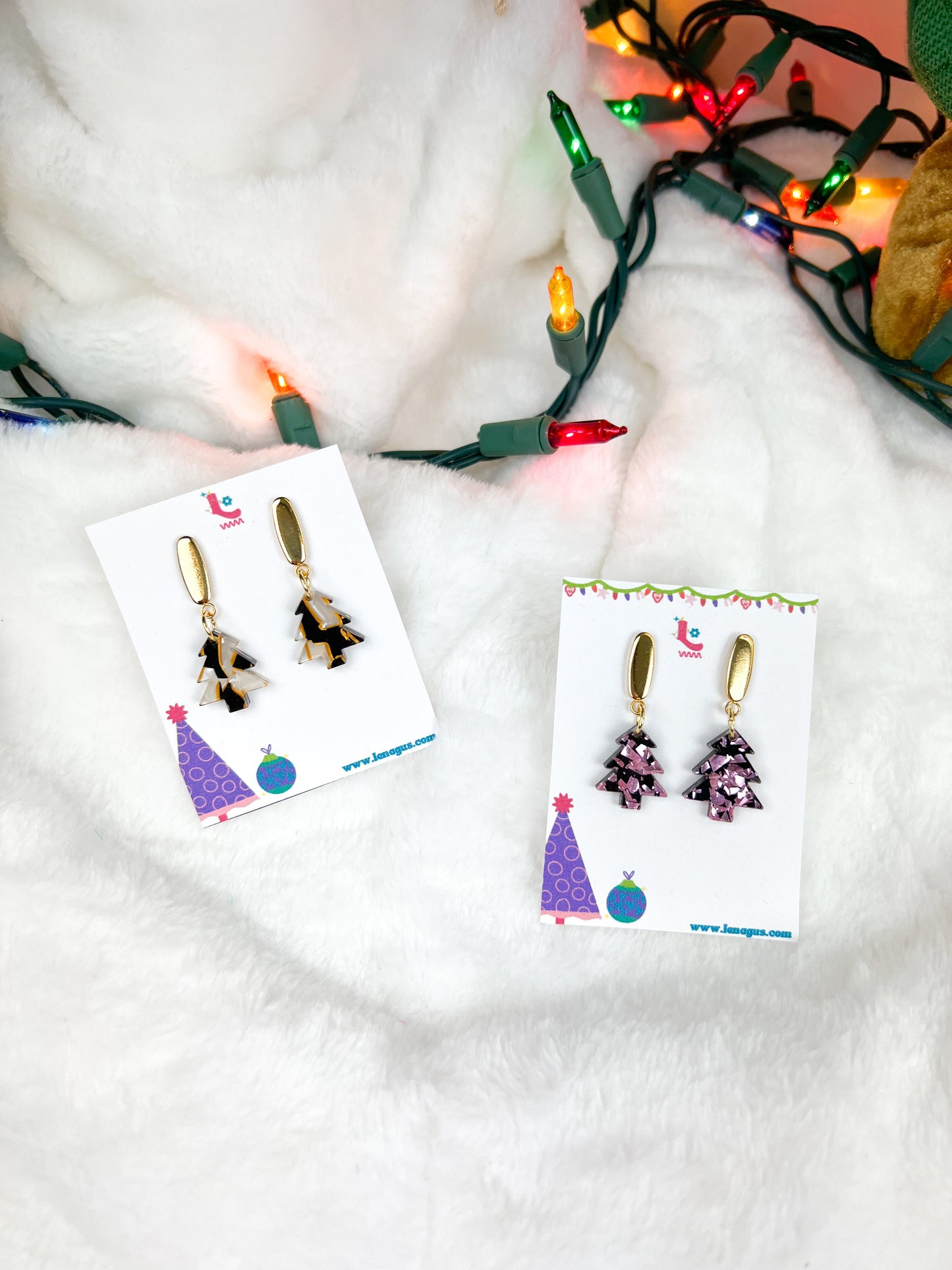 Mini Christmas Tree's Earrings
