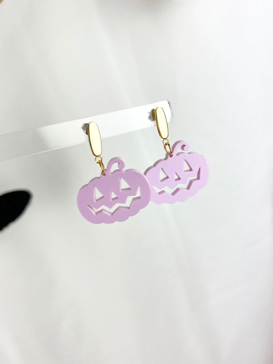Pinky Pumpkins Earrings