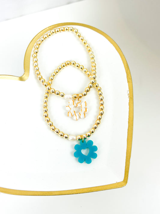 Flowers & Hearts Bracelets
